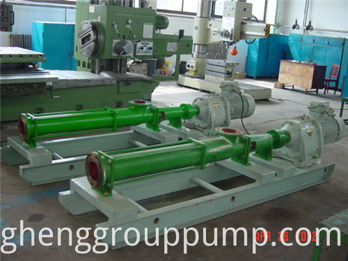 Single screw pump